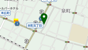 割烹すみの地図画像