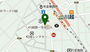 割烹ふく芳川の地図画像