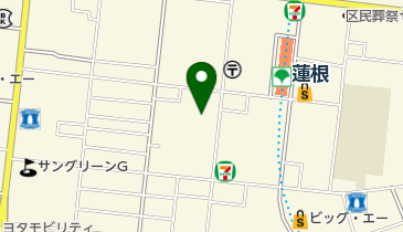 割烹 一心の地図画像