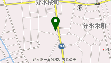 よしや料理店の地図画像