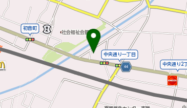 田舎(たなか)の地図画像
