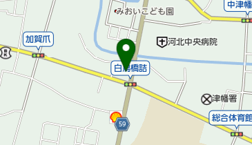 割烹大竹の地図画像