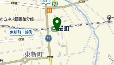 桜亭の地図画像