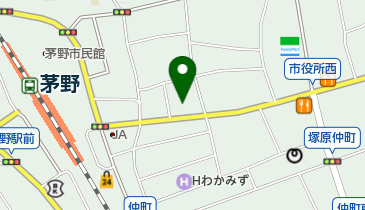 割烹 真砂の地図画像