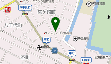 日本料理うおかねの地図画像