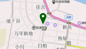 料亭 魚善の地図画像