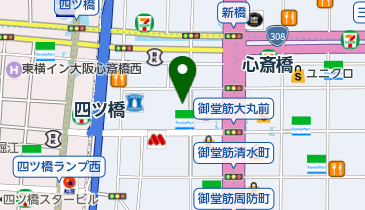 日本料理 作一 本店の地図画像