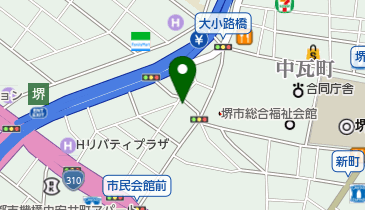 でん助の地図画像