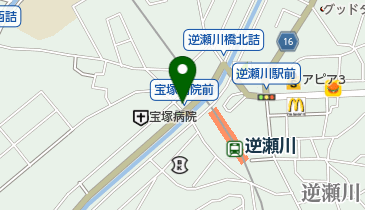 割烹 逆瀬川 川上の地図画像