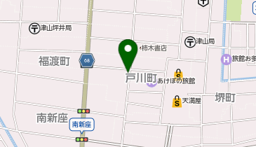 割烹酔虎の地図画像