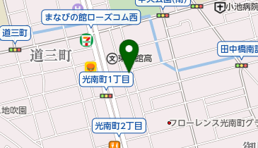 赤木季節料理の地図画像