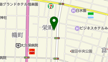 割烹ひがしおかの地図画像