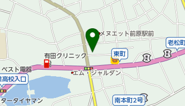 割烹 山水の地図画像