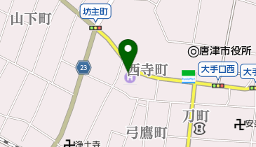 割烹 天山の地図画像