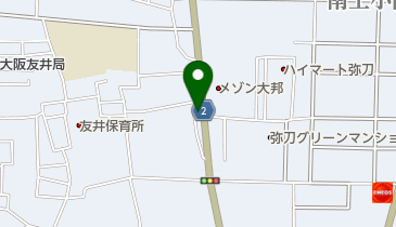 稲岡廣東料理店の地図画像