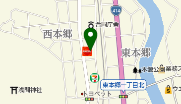 韓味の地図画像