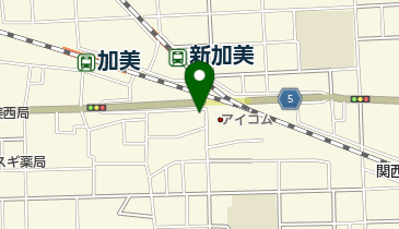 かつ亭の地図画像