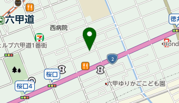 串かつや通の地図画像