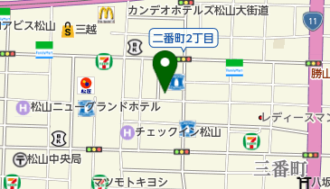 串揚げ串仙の地図画像