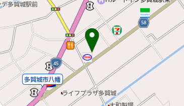 多賀の味路 こむかいの地図画像