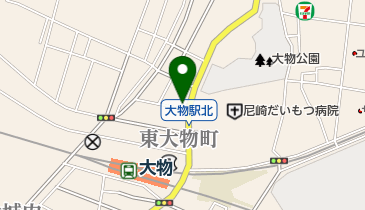 季節の味 大物の地図画像
