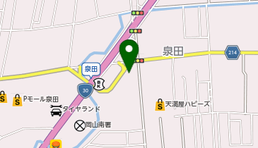 びんび亭の地図画像