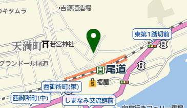 くしま お食事処の地図画像