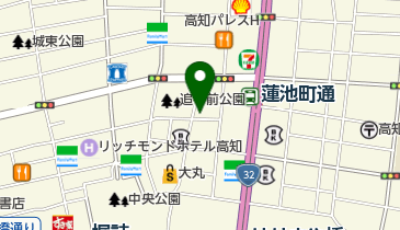 旬太郎 追手筋店の地図画像