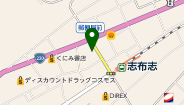 さざなみの地図画像