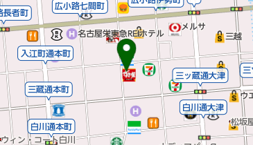 つけ麺 本丸 (栄店)の地図画像