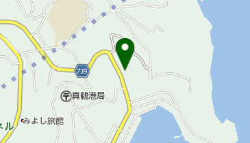 磯料理 魚伝の地図画像