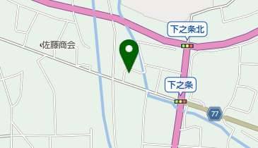 かどや上田店の地図画像