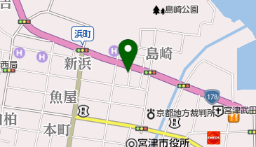 割烹 魚料理 ぽん太の地図画像