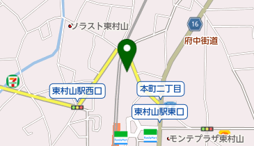 とん八の地図画像