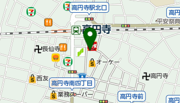 ステーキいづなの地図画像