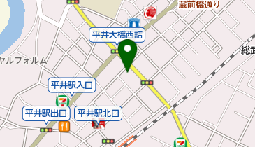 ステーキの志摩 平井本店の地図画像