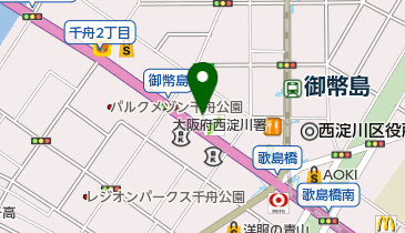 キッチン 中はらの地図画像