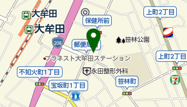 ステーキハウス三條本家の地図画像