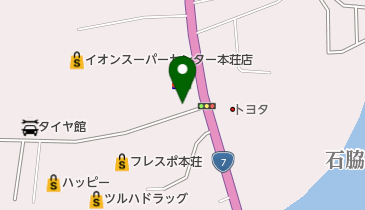 TREnTA 本荘店の地図画像