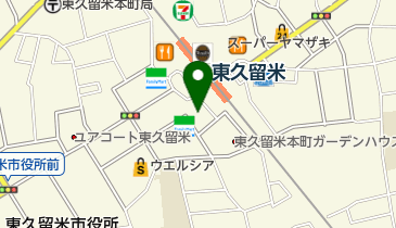 和ぱすた ぽぽらまーま 東久留米店の地図画像