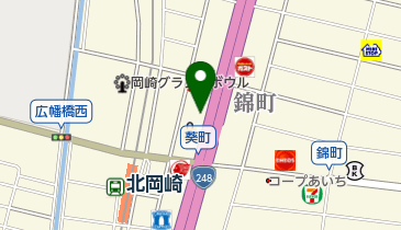 洋麺屋五右衛門 岡崎店の地図画像