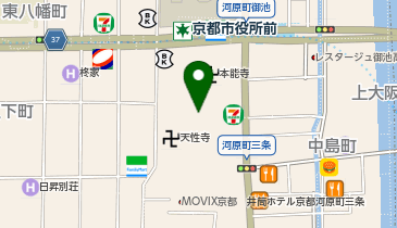 洋麺屋五右衛門 ゼスト御池店の地図画像