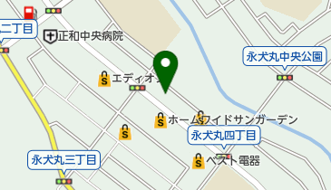 ピエトロバルコーネ 永犬丸店の地図画像
