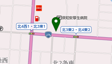 くっ亭の地図画像