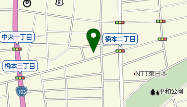 俵寿司の地図画像