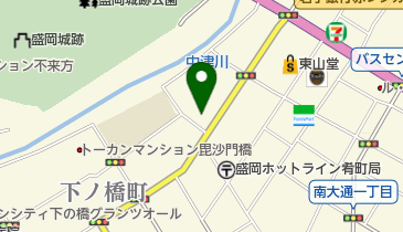 鮨 一八の地図画像