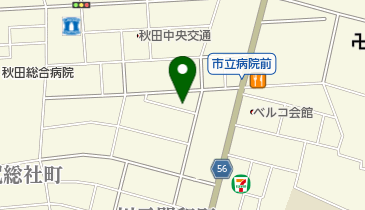 浜真寿司の地図画像