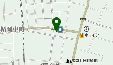 天金寿しの地図画像