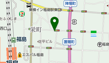 鮨乃家の地図画像