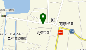 金寿司の地図画像